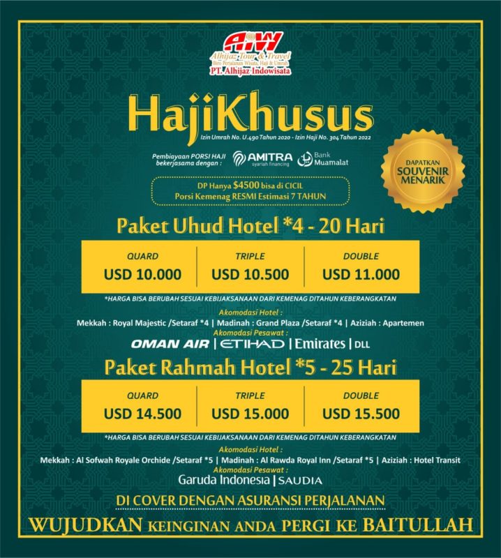 Haji Khusus - Alhijaz Indowisata