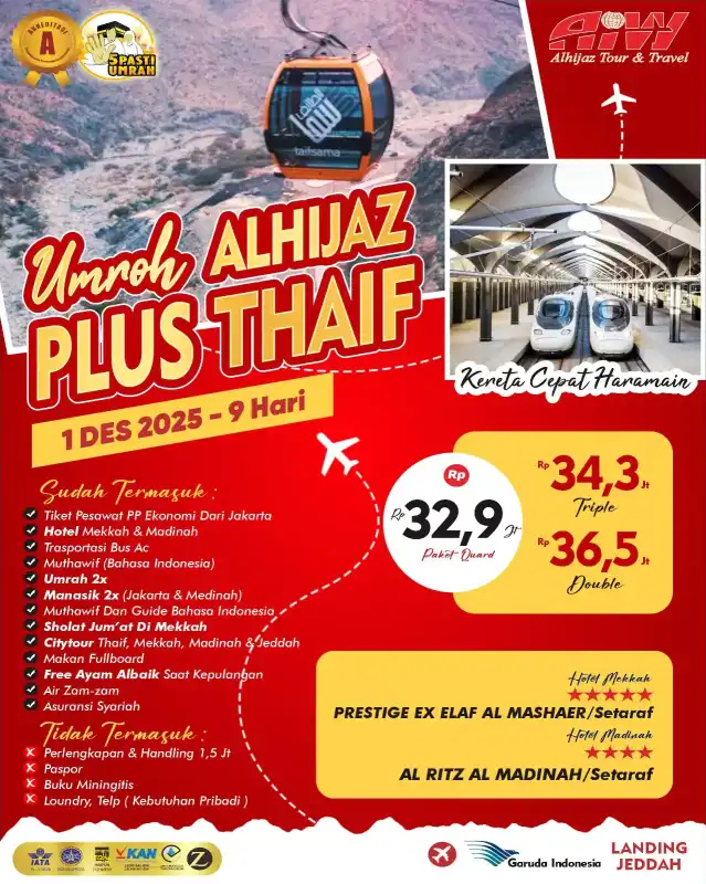 PLUS TAIF 9HR (KERETA CEPAT)