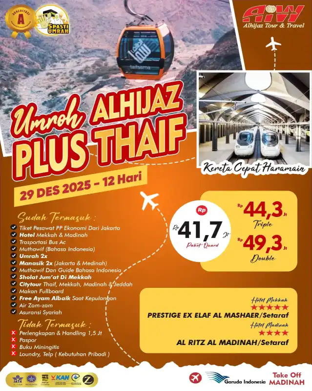 PLUS TAIF 12HR (KERETA CEPAT)