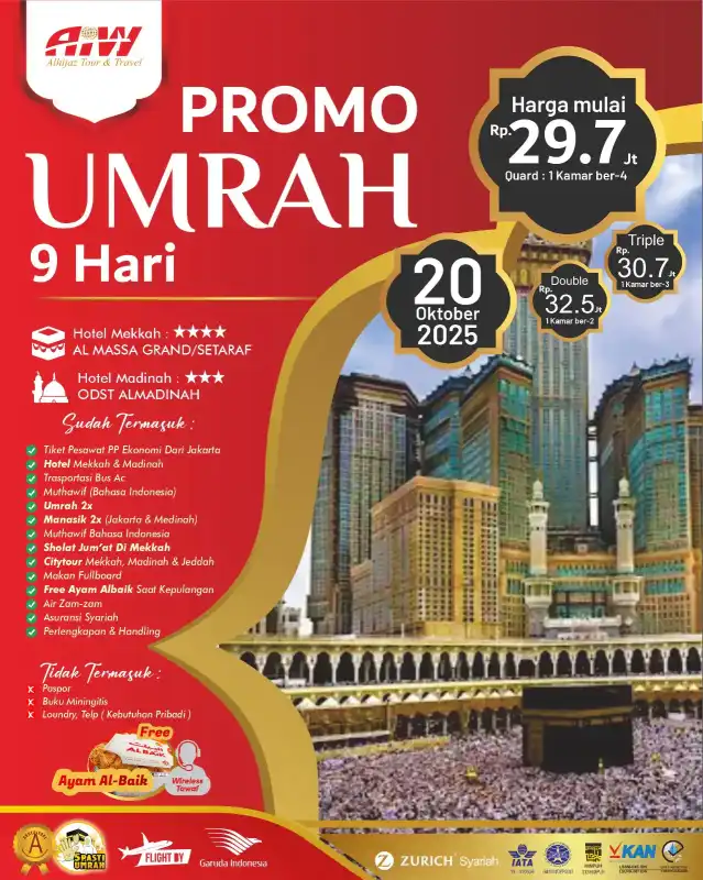 PROMO UMRAH 9HR