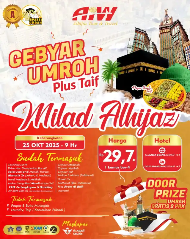 PROMO MILAD PLUS TAIF 9HR