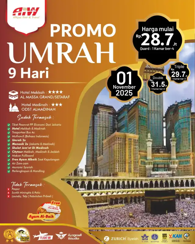 PROMO UMRAH 9HR