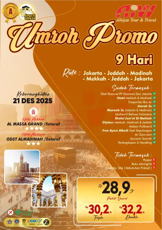 PROMO UMRAH 9HR