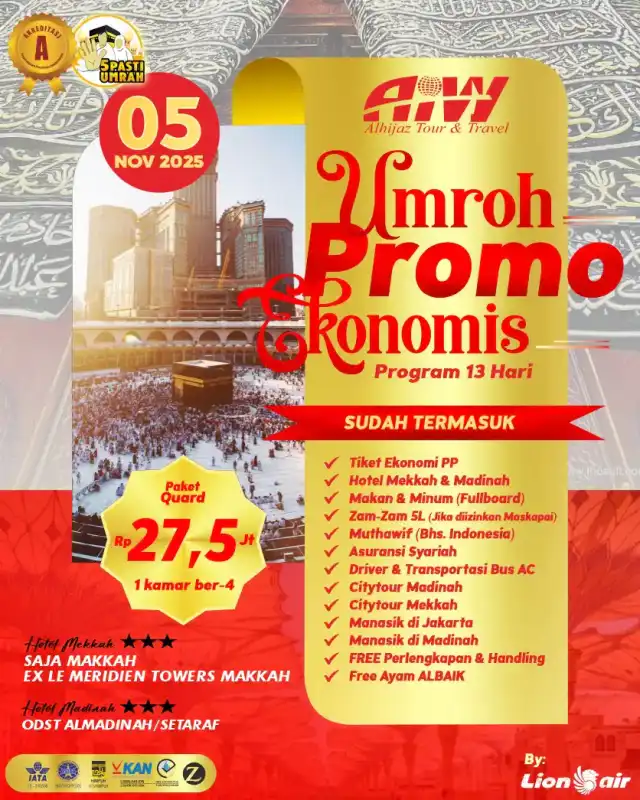 UMRAH EKONOMIS 13HR