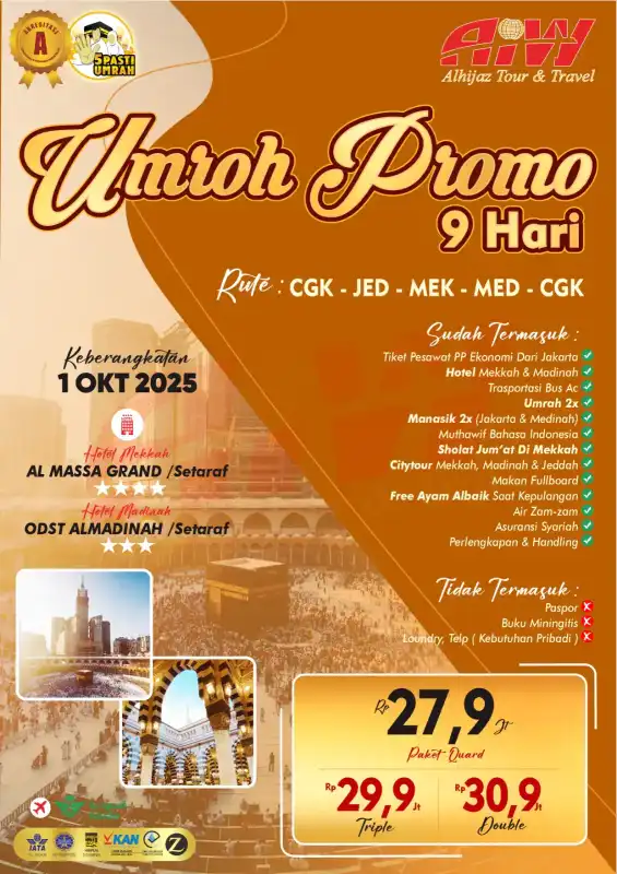 PROMO UMRAH 9HR