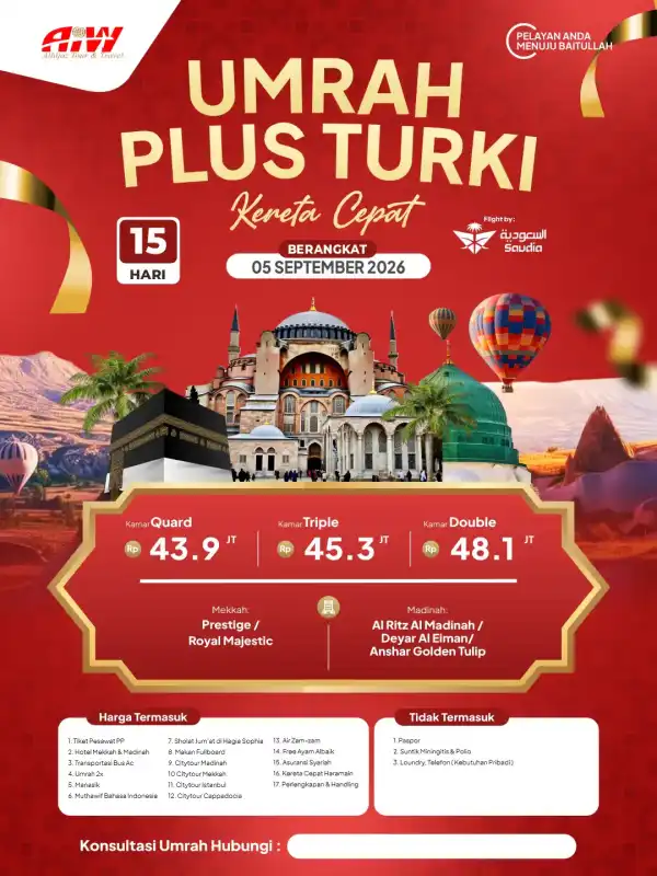 PLUS TURKEY 15HR ( KERETA  CEPAT)