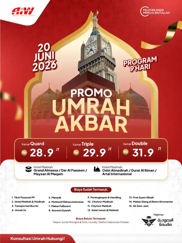 PROMO UMRAH AKBAR 9HR